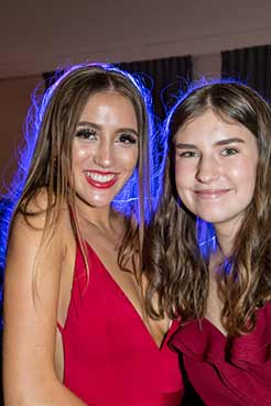 two girls at Rosmini College Ball